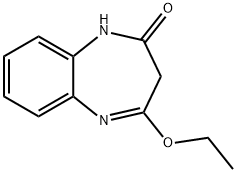 (E)-4-ethoxy-1H-benzo[b][1,4]diazepin-2(3H)-one Structure