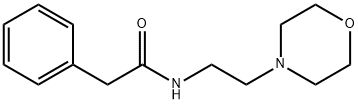 N-(2-吗啉乙基)-2-苯基乙酰胺, 49808-89-1, 结构式