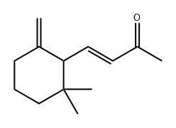 (E)-4-(2,2-dimethyl-6-methylidenecyclohexyl)but-3-en-2-one,49816-69-5,结构式