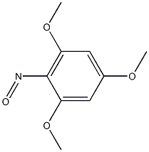 1,3,5-trimethoxy-2-nitrosobenzene Struktur