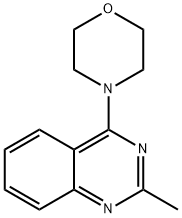 4-(2-METHYLQUINAZOLIN-4-YL)MORPHOLINE, 499133-82-3, 结构式