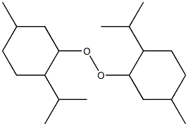 Peroxide, bis[5-methyl-2-(1-methylethyl)cyclohexyl],4995-30-6,结构式