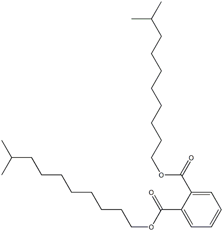 bis(9-methyldecyl) benzene-1,2-dicarboxylate 化学構造式