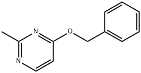 2-甲基-4-苄氧基嘧啶 结构式