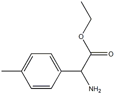 ETHYL2-AMINO-2-(4-METHYLPHENYL)ACETATE Structure