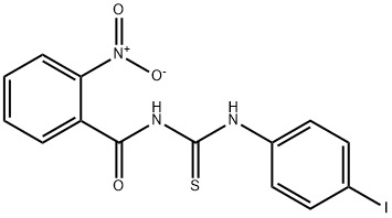 N-{[(4-iodophenyl)amino]carbonothioyl}-2-nitrobenzamide,501105-22-2,结构式