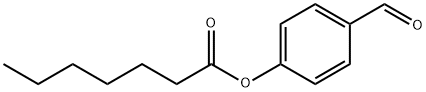 4-formylphenyl heptanoate Structure