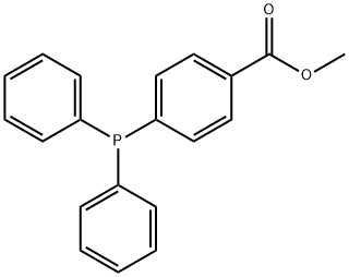 Benzoic acid, 4-(diphenylphosphino)-, methyl ester 化学構造式