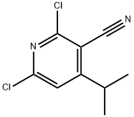 2,6-Dichloro-4-isopropyl-nicotinonitrile Structure
