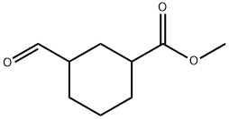 methyl 3-formylcyclohexane-1-carboxylate, 50738-62-0, 结构式