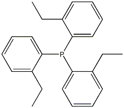 Phosphine, tris(2-ethylphenyl)-, 50777-27-0, 结构式