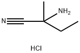 2-氨基-2-甲基丁腈盐酸, 50846-37-2, 结构式