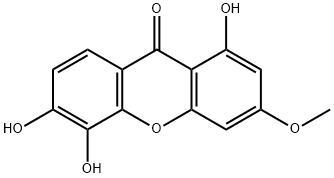 1,5,6-三羟基-3-甲氧基呫吨酮,50868-52-5,结构式