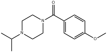 (4-methoxyphenyl)[4-(propan-2-yl)piperazin-1-yl]methanone Structure