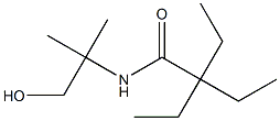 N-(1,1-DIMETHYL-2-HYDROXYETHYL)-2,2-DIETHYLBUTANAMIDE Structure