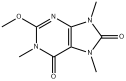 2-methoxy-1,7,9-trimethylpurine-6,8-dione Structure