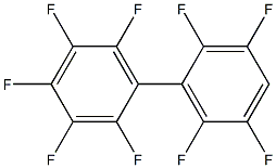 1,1'-Biphenyl, 2,2',3,3',4,5,5',6,6'-nonafluoro- Struktur