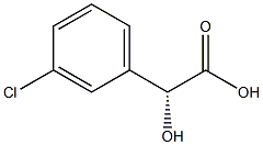 (R)-(-)-3-Chloromandelic acid Structure