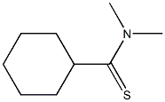 Cyclohexanecarbothioamide, N,N-dimethyl- Struktur