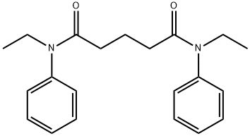 N,N'-diethyl-N,N'-diphenylpentanediamide Structure