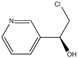 (S)-2-Chloro-1-(3-pyridyl)ethanol 结构式