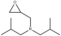 bis(2-methylpropyl)[(oxiran-2-yl)methyl]amine Structure