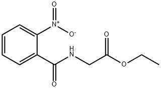 ethyl 2-[(2-nitrobenzoyl)amino]acetate Structure