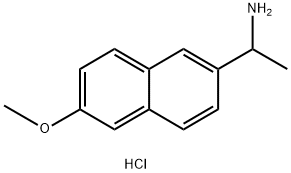 [1-(6-methoxy-2-naphthyl)ethyl]amine hydrochloride Structure