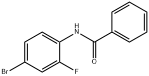 N-(4-bromo-2-fluorophenyl)benzamide Struktur