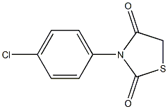 3-(4-氯苯基)-1,3-噻唑烷-2,4-二酮,51964-23-9,结构式