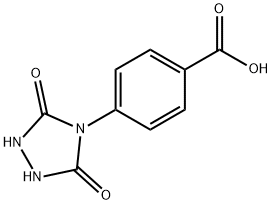 4-(3,5-dioxo-1,2,4-triazolidin-4-yl)benzoic acid Struktur