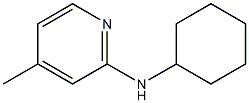 N-cyclohexyl-4-methylpyridin-2-amine Structure