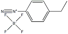 Benzenediazonium, 4-ethyl-, tetrafluoroborate(1-) Structure