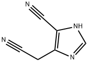 1H-Imidazole-4-acetonitrile,5-cyano- Structure