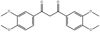 1,3-双(3,4-二甲氧基苯基)丙烷-1,3-二酮 结构式