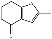 2-METHYL-4,5,6,7-TETRAHYDRO-1-BENZOTHIOPHEN-4-ONE Struktur