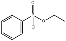 Phosphonochloridic acid, phenyl-, ethyl ester 化学構造式