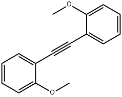 Benzene, 1,1'-(1,2-ethynediyl)bis[2-methoxy- Struktur