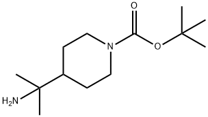 4-(2-Aminopropan-2-yl)-1-Boc-piperidine Structure