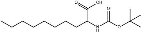 Boc-2-amino-decanoic acid Structure