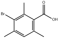 3-ブロモ-2,4,6-トリメチル安息香酸 化学構造式