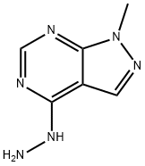 (9-methyl-2,4,8,9-tetrazabicyclo[4.3.0]nona-1,3,5,7-tetraen-5-yl)hydrazine Struktur