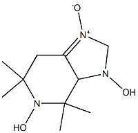 3,9-dihydroxy-2,2,4,4-tetramethyl-7-oxido-3,9-diaza-7-azoniabicyclo[4.3.0]non-6-ene Structure