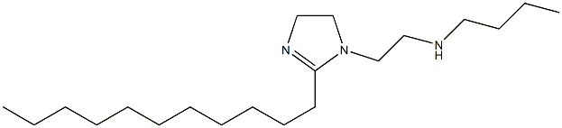 1H-Imidazole-1-ethanamine,N-butyl-4,5-dihydro-2-undecyl- Structure