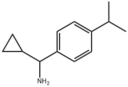 CYCLOPROPYL[4-(PROPAN-2-YL)PHENYL]METHANAMINE 化学構造式