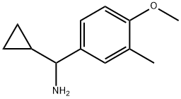 CYCLOPROPYL(4-METHOXY-3-METHYLPHENYL)METHANAMINE Structure