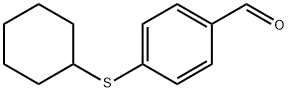 4-(cyclohexylthio)benzaldehyde Structure