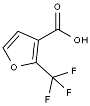 2-(三氟甲基)呋喃-3-羧酸, 536718-30-6, 结构式