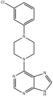 6-(4-(3-chlorophenyl)piperazin-1-yl)-9H-purine Structure