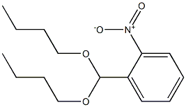 Benzene, 1-(dibutoxymethyl)-2-nitro- Structure